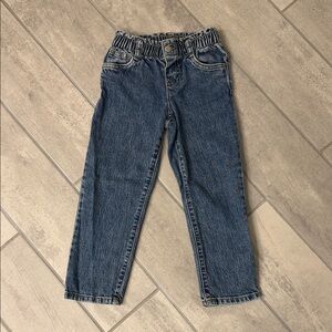 Cat & Jack Toddler Girls Paperbag Waist Denim Pants 5T